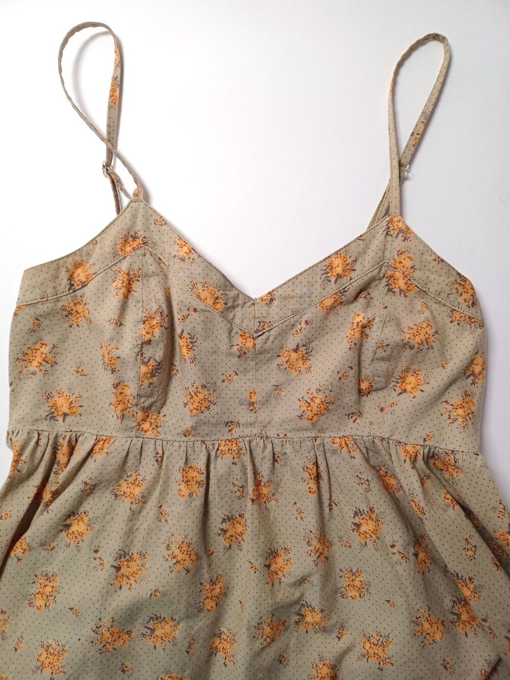 Mudd Y2K Vintage Fairycore Handkerchief Hem Babydoll Tank Sz S Festival Boho - Picture 3 of 10